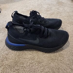 Nike Black and Blue Athletic Shoes